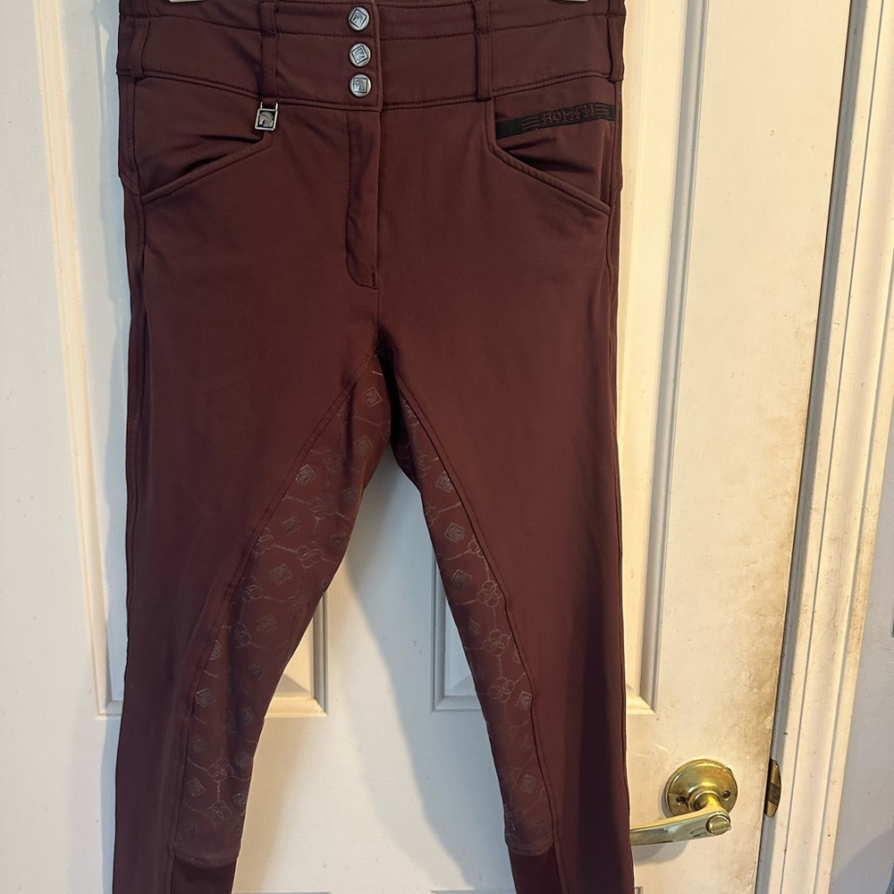 Burgundy Romfh Isabella Full Seat Breeches